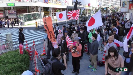 【2016/4/29】反「昭和の日」デモ カウンターin新宿1