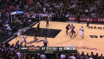 Manu Ginobili\'s Step Back 3-Pointer Heat vs Spurs Game 5 June 15, 2014 NBA Finals 2014