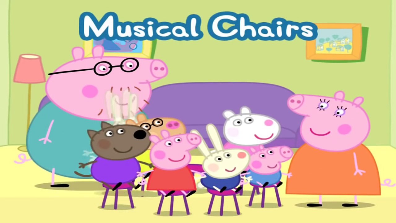 Peppa Pig's Party Time Musical Chairs ☀ Peppa Pig Musical Chairs ☀