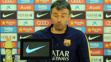 36e j. - Enrique : "Le Barca doit gérer la pression"