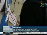 Argentina: crecen movilizaciones contra políticas de Macri
