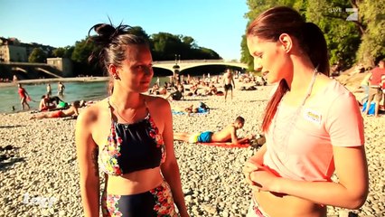 Umstyling am Badestrand | taff | ProSieben
