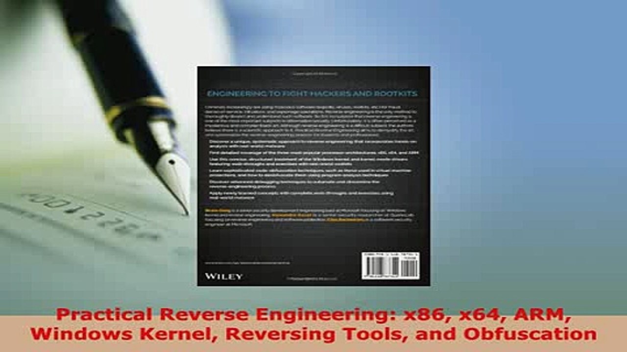 PDF  Practical Reverse Engineering x86 x64 ARM Windows Kernel Reversing Tools and Obfuscation Download Full Ebook