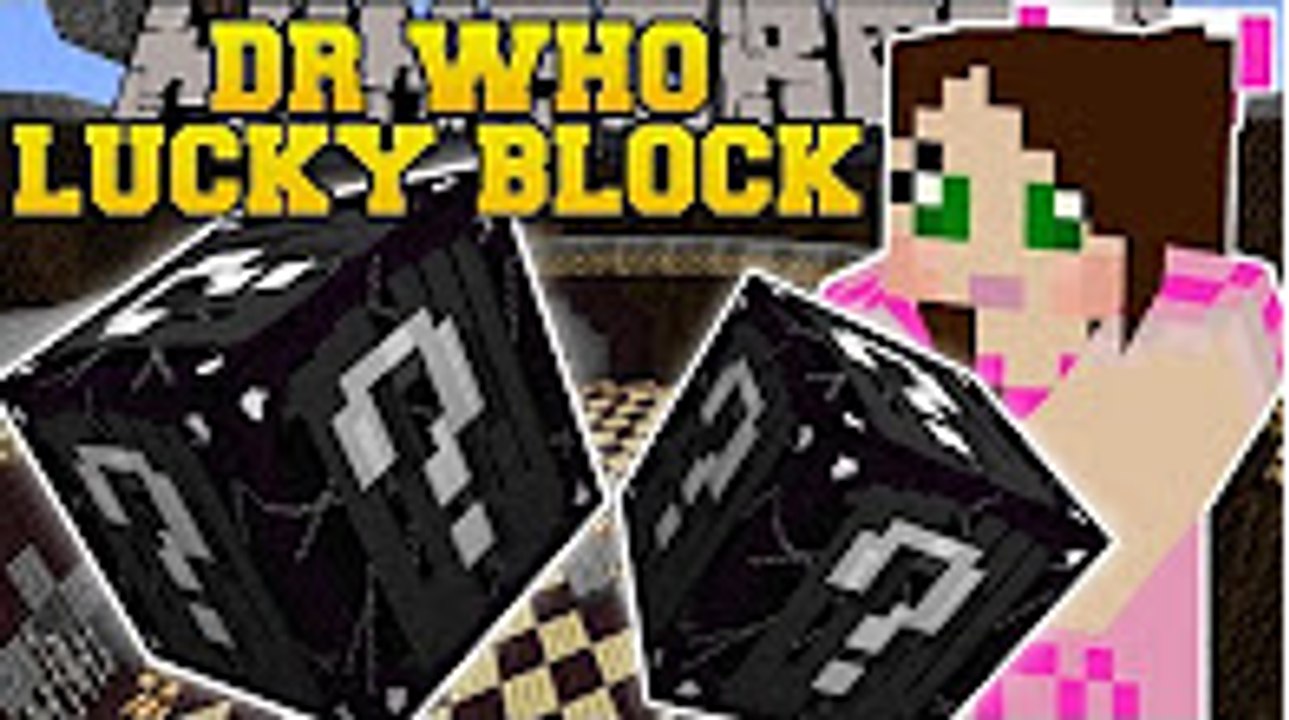 PopularMMOs Minecraft: PAT AND JEN DR. WHO LUCKY BLOCK  Mod Showcase