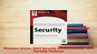 PDF  Windows Server 2003 Security Infrastructures Core Security Features Download Online