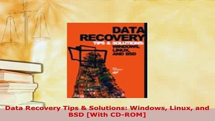 PDF  Data Recovery Tips  Solutions Windows Linux and BSD With CDROM Download Online
