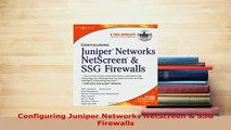 PDF  Configuring Juniper Networks NetScreen  SSG Firewalls  EBook