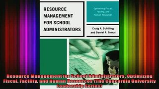READ book  Resource Management for School Administrators Optimizing Fiscal Facility and Human Full EBook