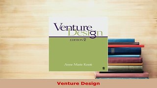 PDF  Venture Design Download Online