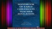 DOWNLOAD FREE Ebooks  Handbook of Early Childhood Teacher Education Full Ebook Online Free