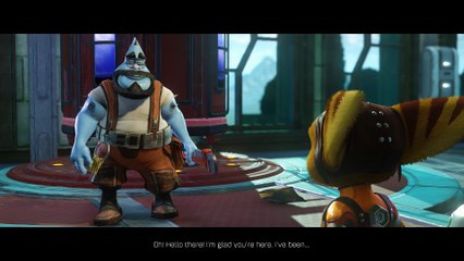 Ratchet & Clank 2016 - Novalis: Ratchet Meets Plumber & Qwark, Alonzo Drek Dialogue Cutscene