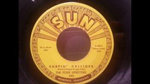 SUN 386 The Four Upsetters - Surfin' calliope  Wabash cannonball (Instrumental Surf)