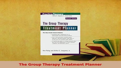 PDF  The Group Therapy Treatment Planner PDF Full Ebook