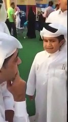 طفل قطري يطلب جيب لكزس من الوكيل عبد الله عبد الغني