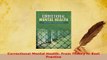 PDF  Correctional Mental Health From Theory to Best Practice Ebook