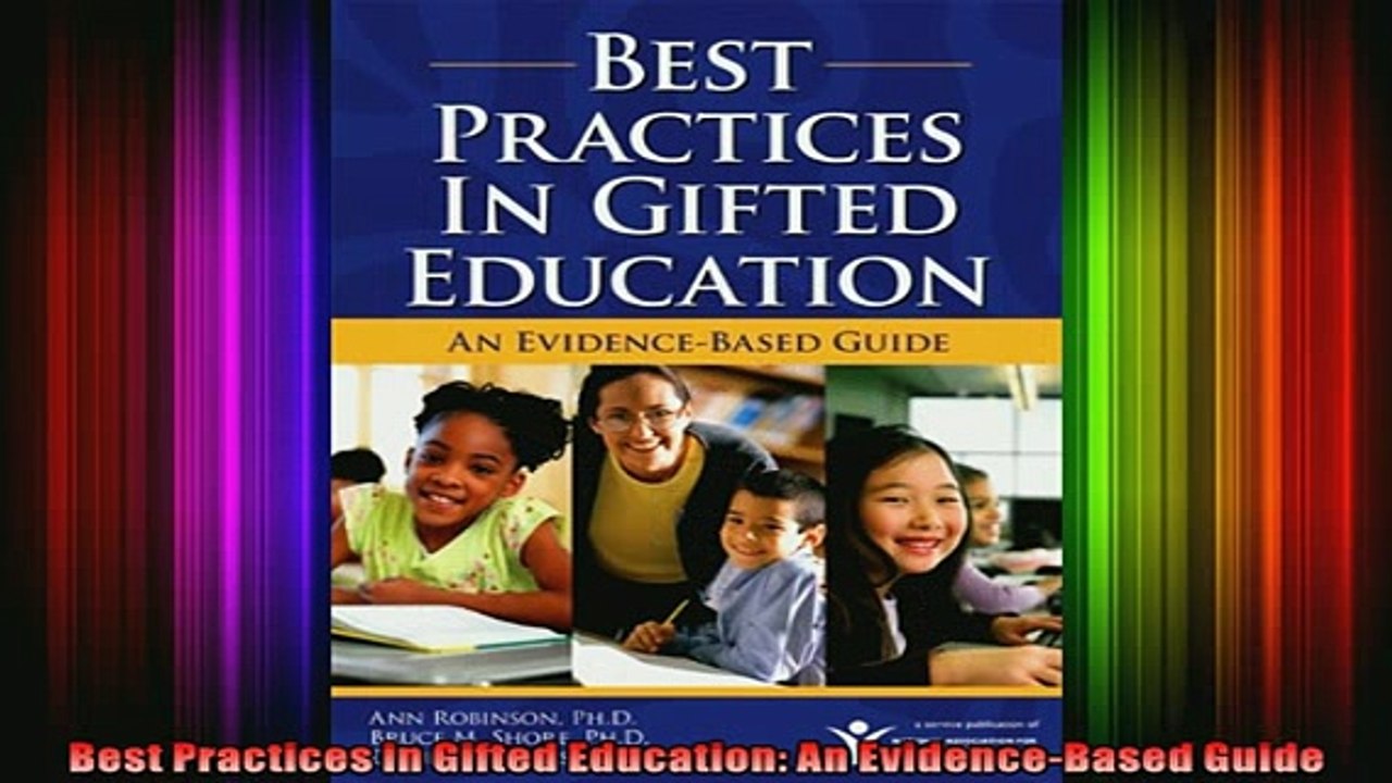 READ FREE FULL EBOOK DOWNLOAD  Best Practices in Gifted Education An EvidenceBased Guide Full Ebook Online Free