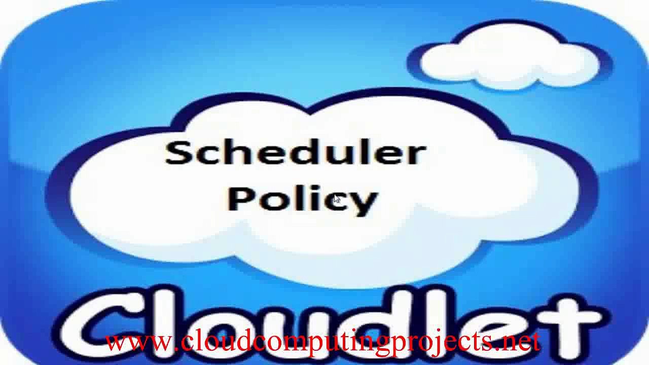 CLOUDLET SCHEDULER POLICY CLOUDSIM PROJECT output