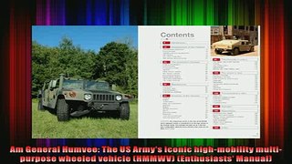 READ book  Am General Humvee The US Armys iconic highmobility multipurpose wheeled vehicle  FREE BOOOK ONLINE