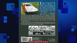 READ THE NEW BOOK   Lost Muscle Cars  FREE BOOOK ONLINE
