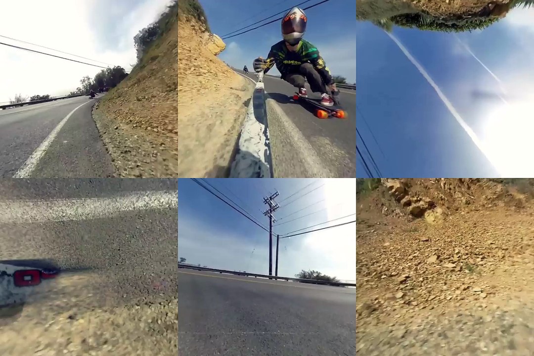 360 Downhill Skateboarding - People Are Awesome