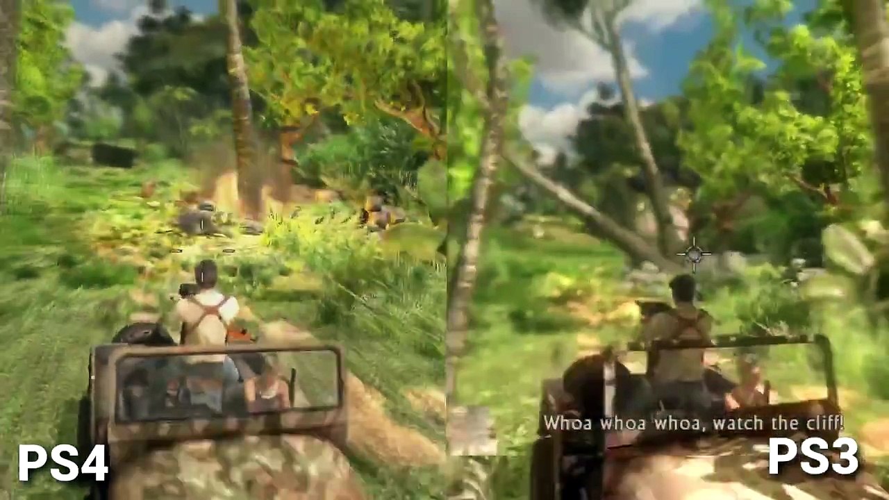 Uncharted: Nathan Drake Collection PS3 vs PS4 Graphics Comparison Uncharted Drakes Fortune