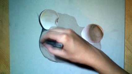 How I draw a crazy realistic egg