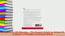 PDF  Influence in 30 Minutes  The Expert Guide to Robert B Cialdinis Critically Acclaimed Download Online