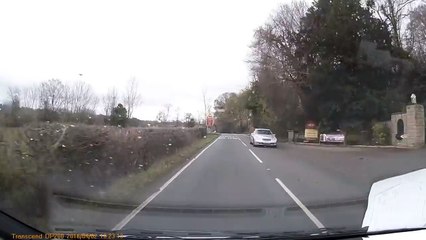 Dashcam Shows Dramatic Moment Car Loses Control and Flips Over