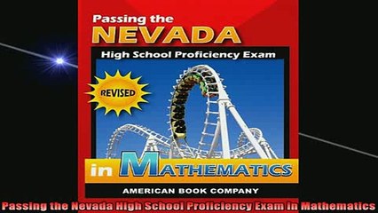 DOWNLOAD FREE Ebooks  Passing the Nevada High School Proficiency Exam in Mathematics Full Ebook Online Free
