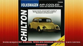 READ book  Volkswagen AirCooled 194969 Chilton Total Car Care Series Manuals  FREE BOOOK ONLINE