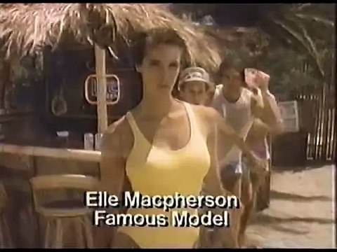 1987 Miller Lite Beer Commercial with Elle Macpherson