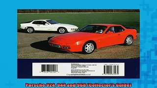 READ THE NEW BOOK   Porsche 924 944 and 968 Collectors Guide  DOWNLOAD ONLINE