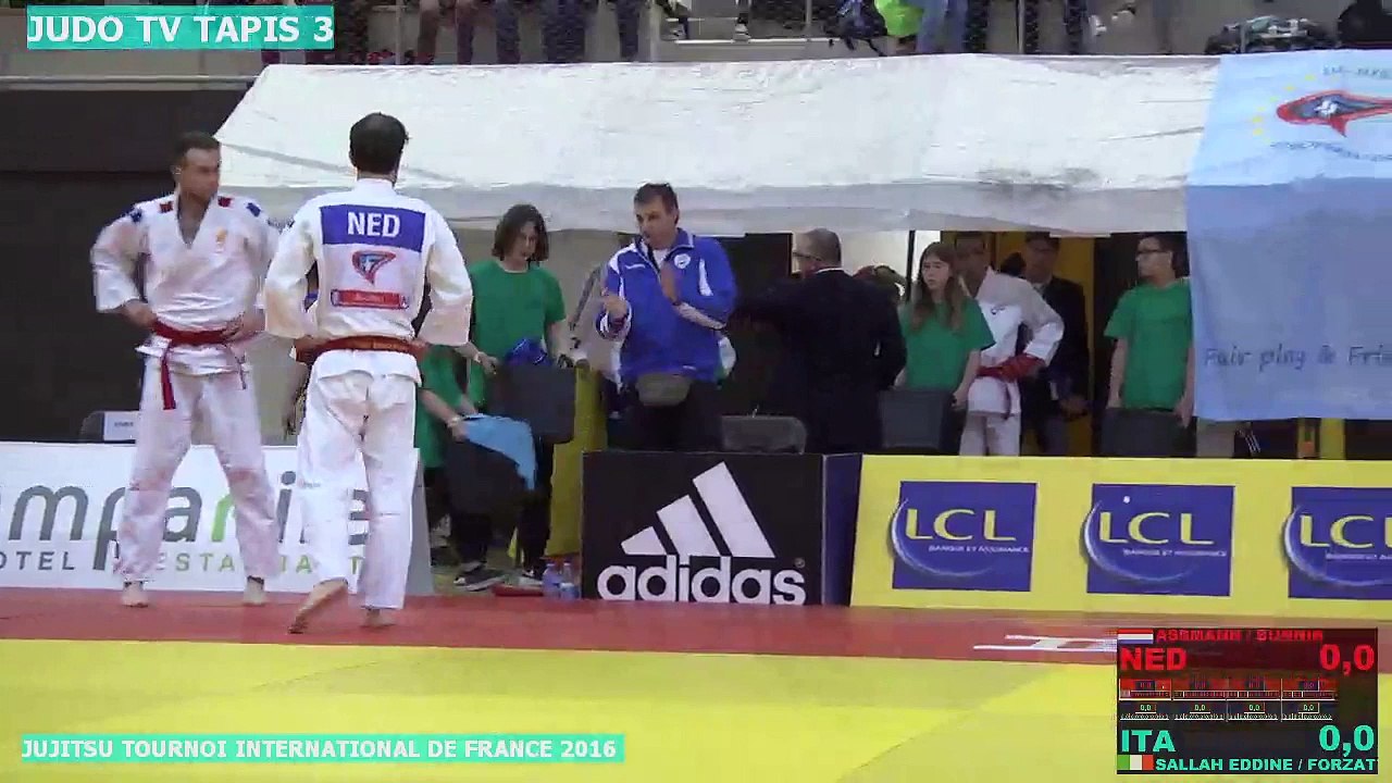 TAPIS 3 - JUJITSU - TOURNOI INTERNATIONAL DE FRANCE, 2016 - LIVE 4 (77)