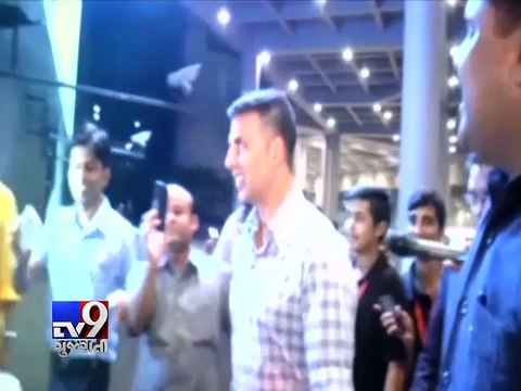 Akshay Kumar's bodyguard punches a fan trying to take a selfie - Tv9 Gujarati