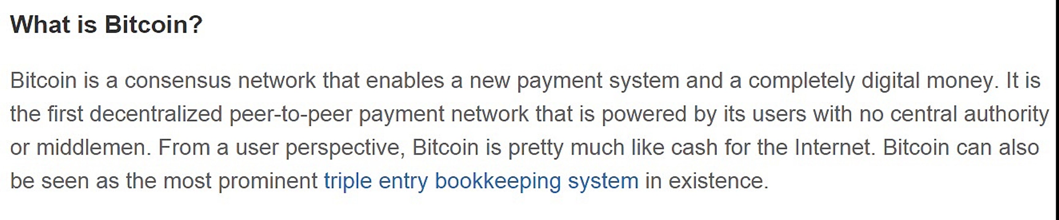 What is Bitcoin