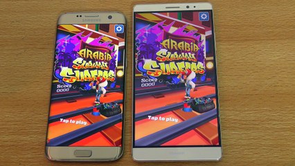 Samsung Galaxy S7 Edge vs Huawei Mate 8 - Speed Test (4K)