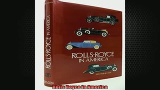 FAVORIT BOOK   Rolls Royce in America  DOWNLOAD ONLINE