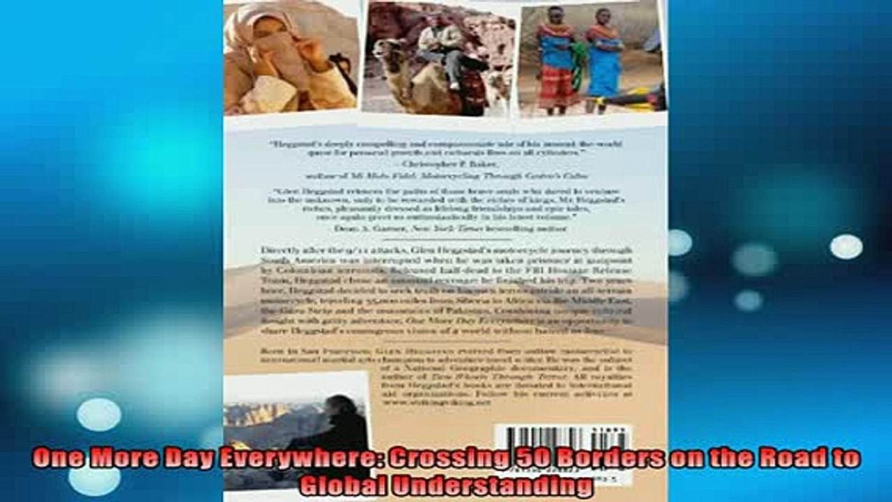 FAVORIT BOOK   One More Day Everywhere Crossing 50 Borders on the Road to Global Understanding  DOWNLOAD ONLINE