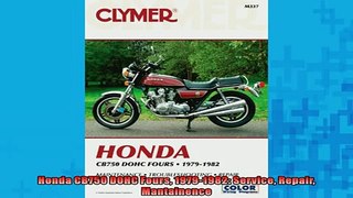 READ book  Honda CB750 DOHC Fours 19791982 Service Repair Mantainence  FREE BOOOK ONLINE