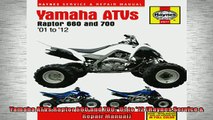 FAVORIT BOOK   Yamaha ATVs Raptor 660 and 700 01 to 12 Haynes Service  Repair Manual  FREE BOOOK ONLINE