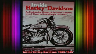 READ book  Inside HarleyDavidson 19031945  DOWNLOAD ONLINE