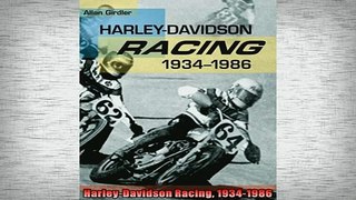READ book  HarleyDavidson Racing 19341986  FREE BOOOK ONLINE