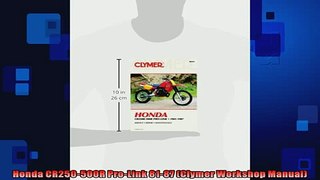READ THE NEW BOOK   Honda CR250500R ProLink 8187 Clymer Workshop Manual  FREE BOOOK ONLINE