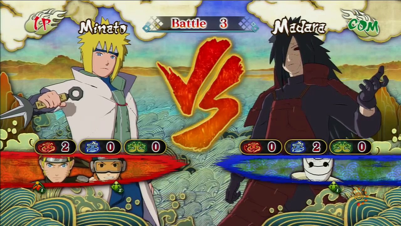 Naruto Shippuden Ultimate Ninja Storm 3: Minato Vs Madara/Tobi