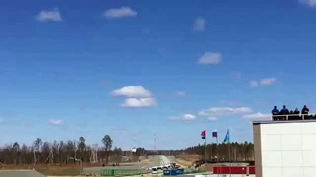 Запуск ракеты с космодрома Восточный