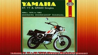 READ THE NEW BOOK   YAMAHA XT TT  SR 7583 Owners Workshop Manual  BOOK ONLINE