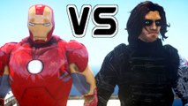 IRON MAN VS WINTER SOLDIER - EPIC BATTLE