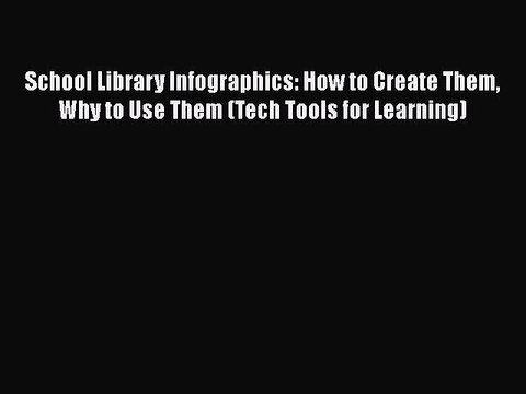 Book School Library Infographics: How to Create Them Why to Use Them (Tech Tools for Learning)