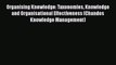 Ebook Organising Knowledge: Taxonomies Knowledge and Organisational Effectiveness (Chandos