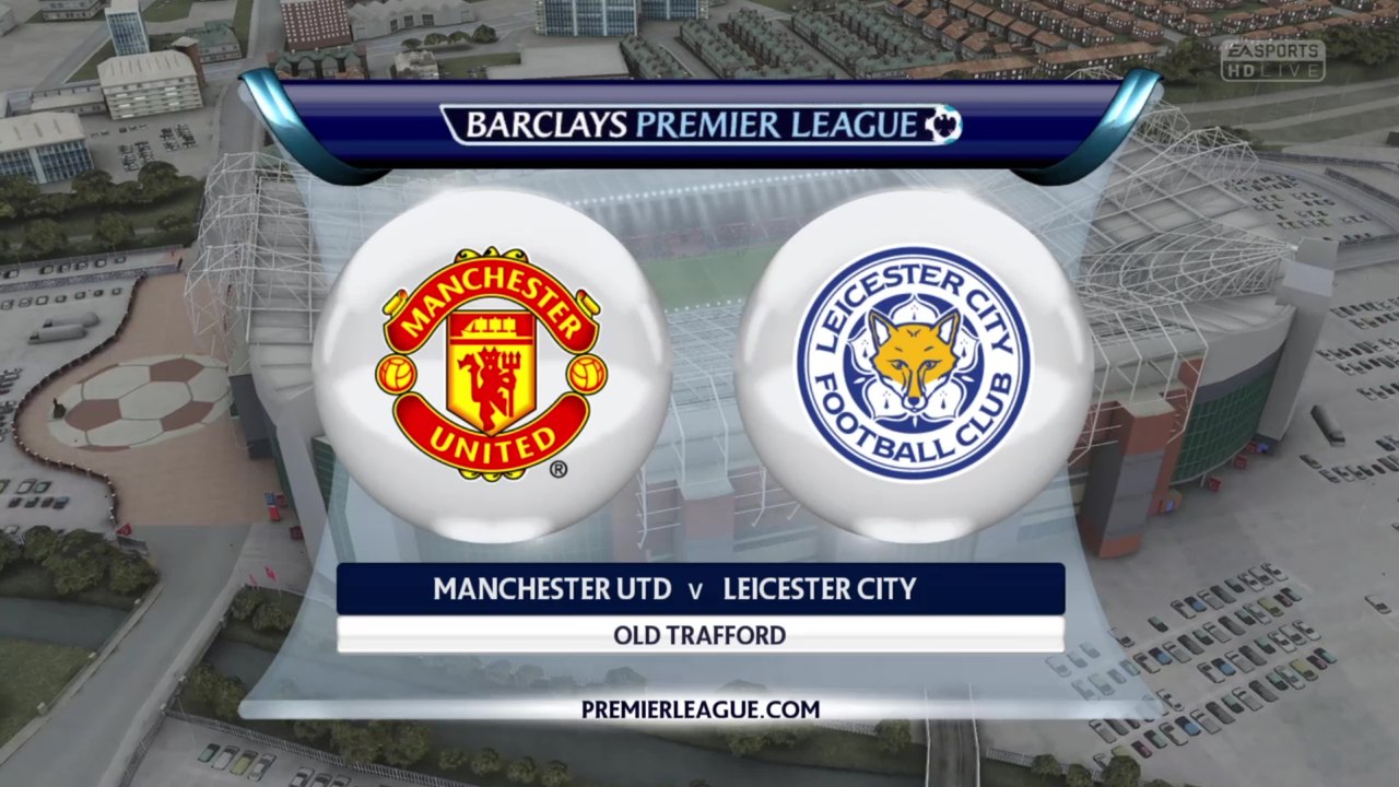 Manchester Utd vs. Leicester City - Barclays Premier League 2015-16 - CPU Prediction